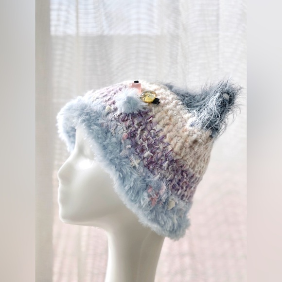 Cat Ear Beanie Handmade ❄️ - Picture 4 of 5